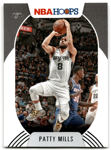 2020 Hoops Patty Mills San Antonio Spurs Card 112