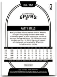 2020 Hoops Patty Mills San Antonio Spurs Card 112