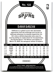 2020 Hoops DeMar DeRozan San Antonio Spurs Card 122