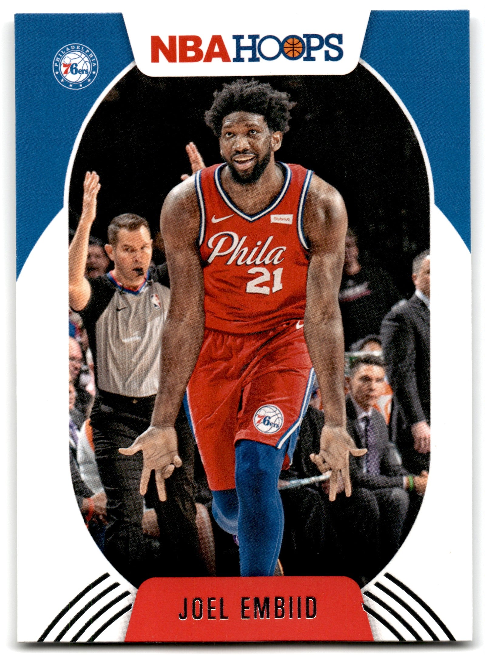 2020 Hoops Joel Embiid Philadelphia 76ers Card 138