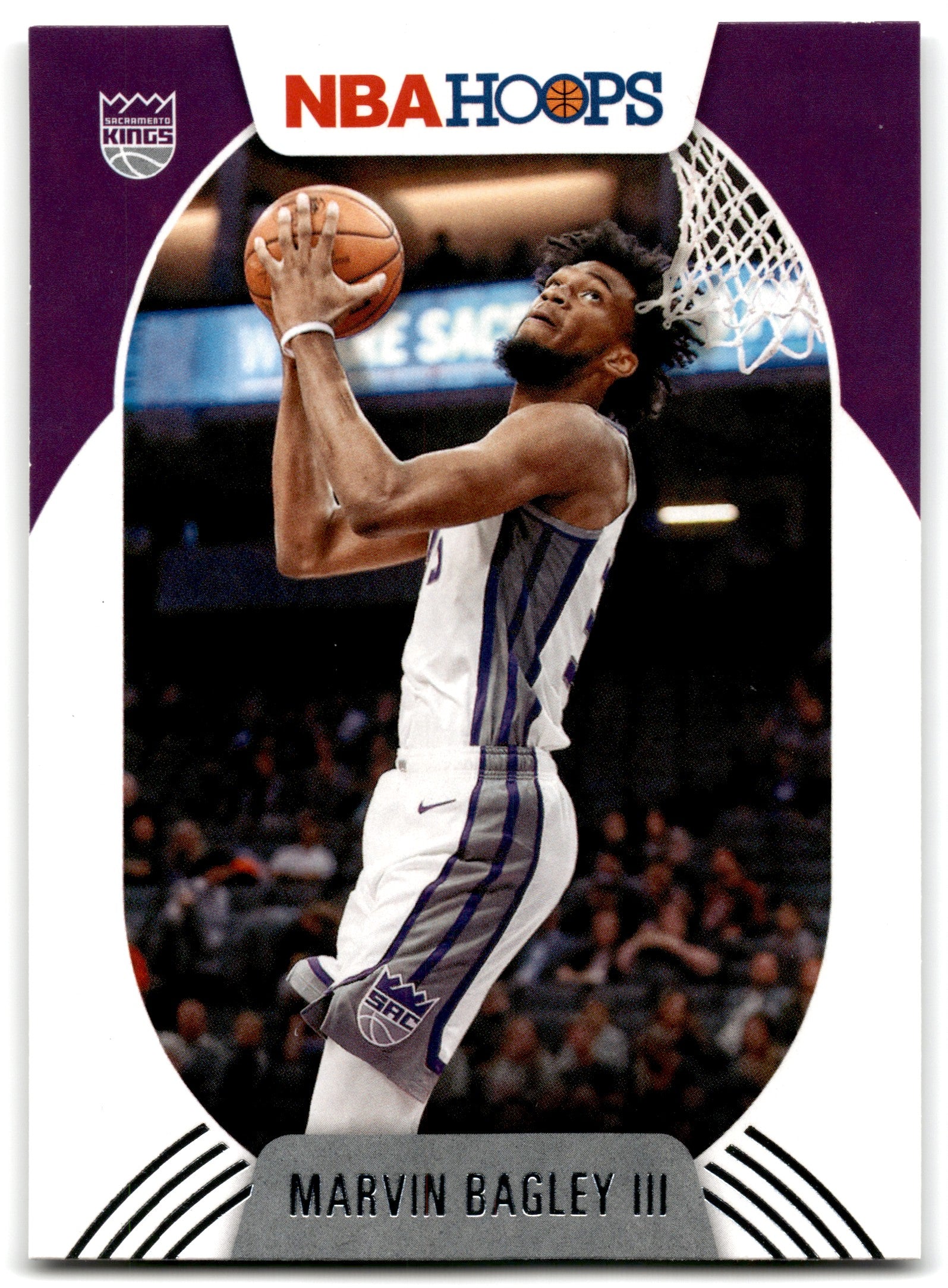 2020 Hoops Marvin Bagley III Sacramento Kings Card 142