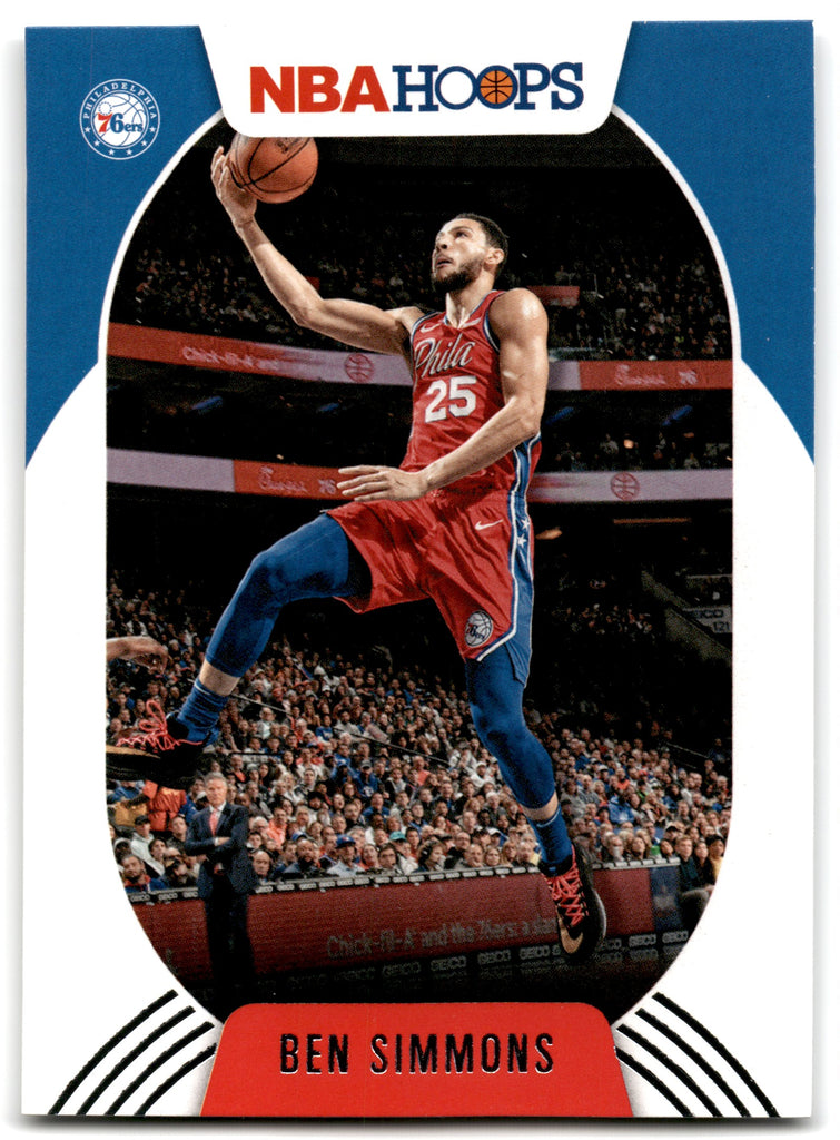 2020 Hoops Ben Simmons Philadelphia 76ers Card 49