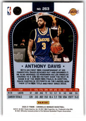 2020 Panini Chronicles Marquee Anthony Davis Card 263