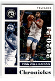 2020 Panini Chronicles Zion Williamson Card 42
