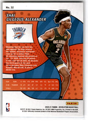 2020 Panini Revolution Shai Gilgeous-Alexander Card 32