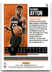 2020 Panini Contenders Game Ticket Bronze Deandre Ayton Phoenix Suns Card 16