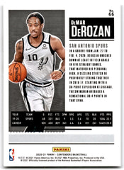 2020 Panini Contenders Game Ticket Bronze DeMar DeRozan San Antonio Spurs Card 66