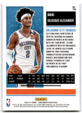 2020 Panini Contenders Game Ticket Bronze Shai Gilgeous-Alexander Oklahoma City Thunder Card 74