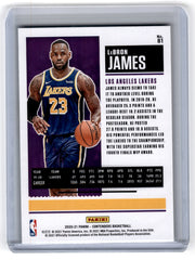 2020 Panini Contenders Game Ticket Bronze LeBron James Los Angeles Lakers Card 81