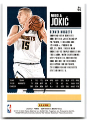 2020 Panini Contenders Game Ticket Bronze Nikola Jokic Denver Nuggets Card 96