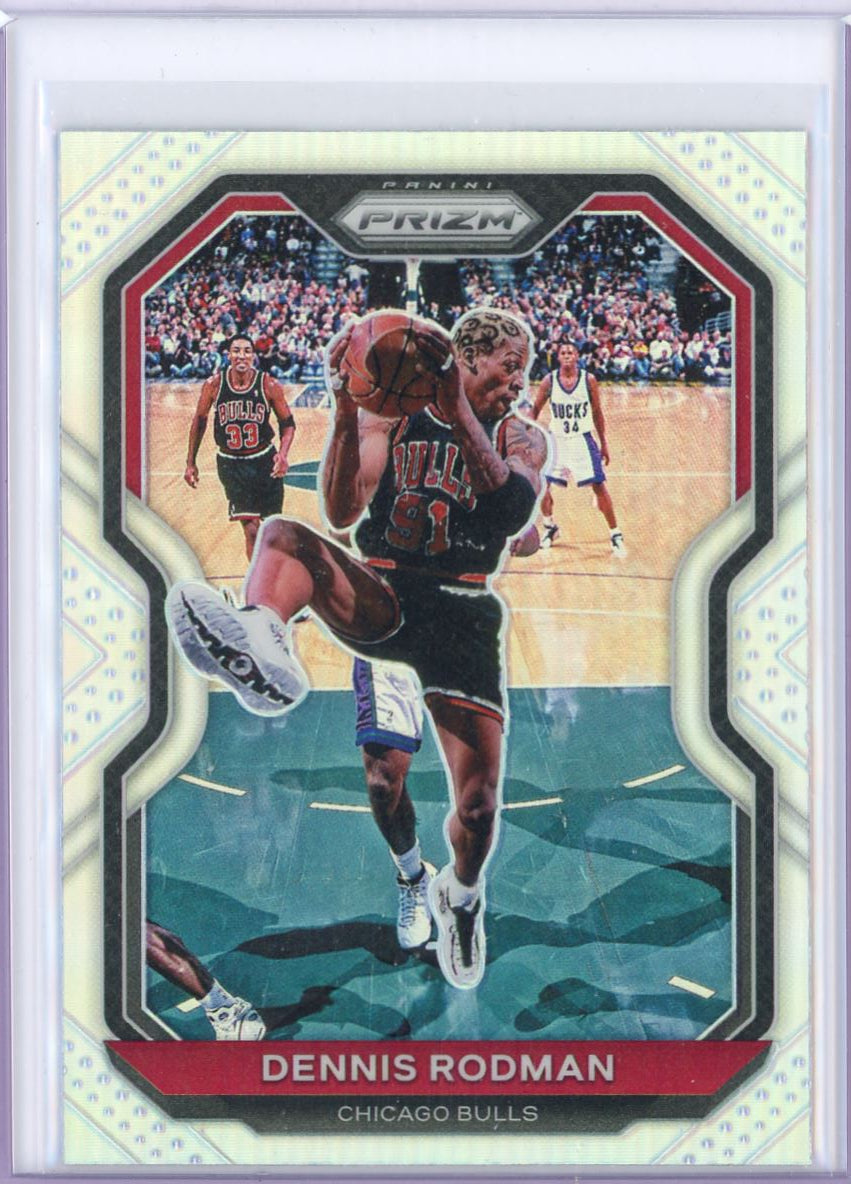 2020 Panini Prizm Dennis Rodman Silver Card 166