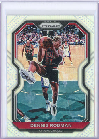 2020 Panini Prizm Dennis Rodman Silver Card 166