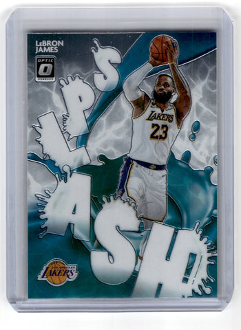 2020 Panini Optic Splashed LeBron James Card 13