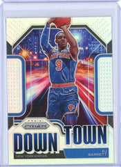 2020 Panini Prizm Down Town Silver RJ Barrett Card 24