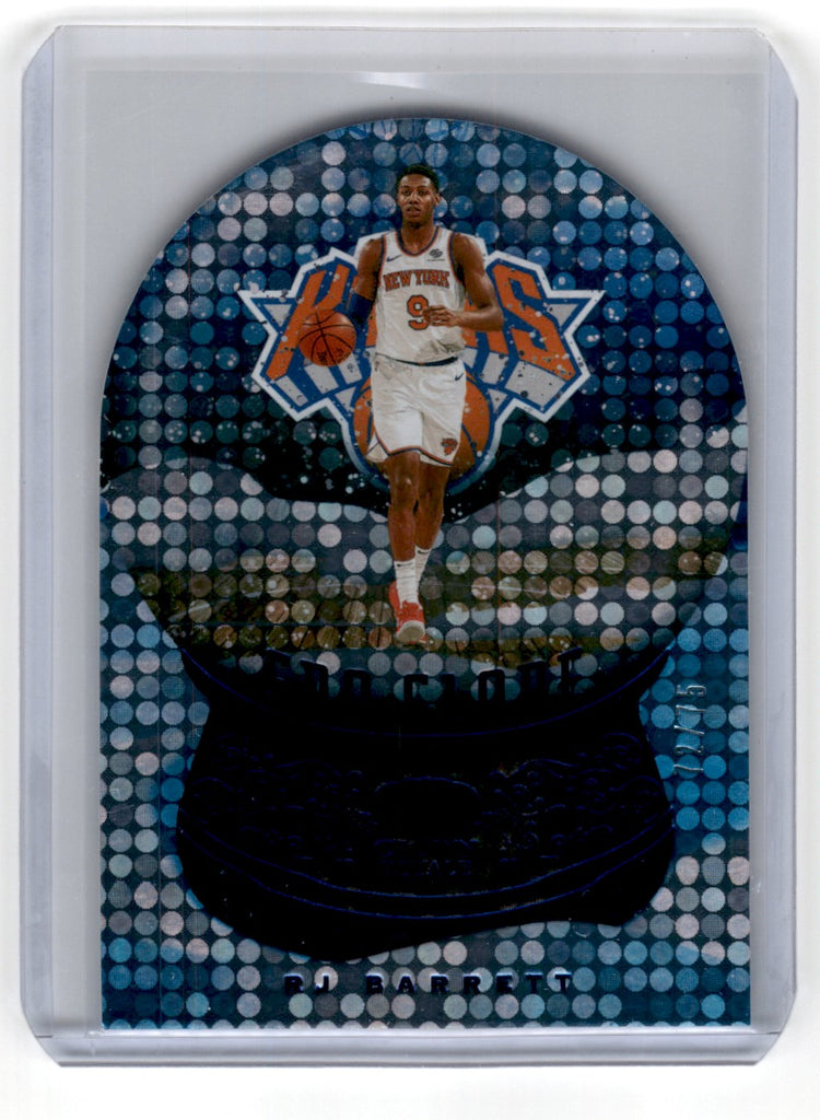 2020 Panini Crown Royale Sno Globe Blue RJ Barrett Card /75 26