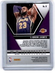 2019 Panini Mosaic LeBron James Card 8