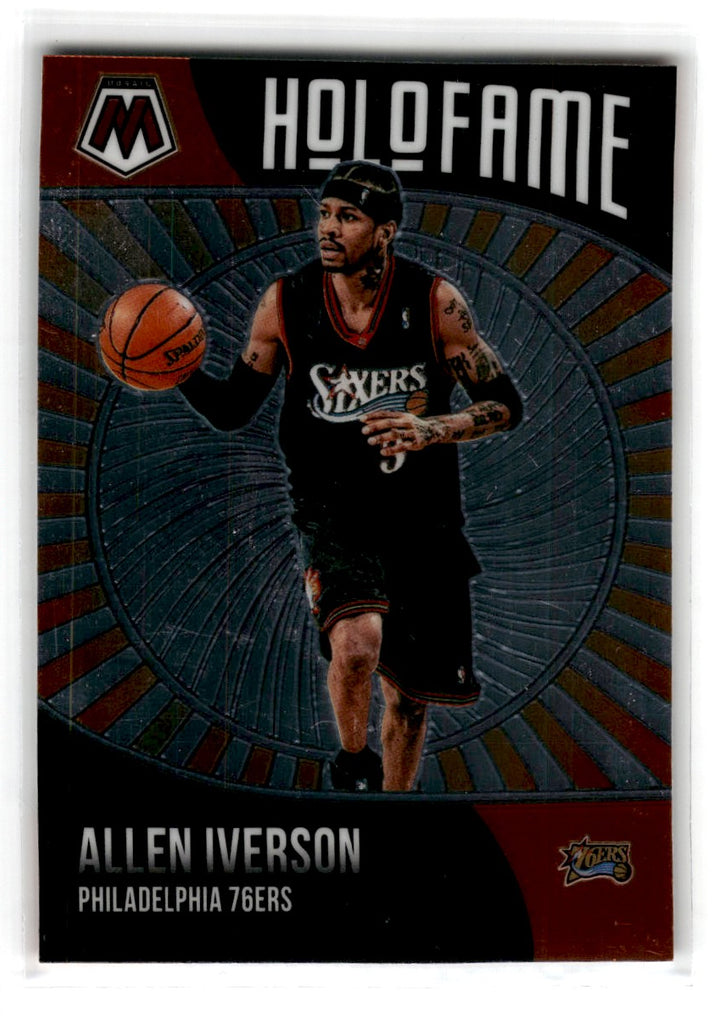 2020 Panini Mosaic HoloFame Allen Iverson Card 1