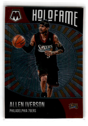 2020 Panini Mosaic HoloFame Allen Iverson Card 1