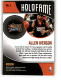 2020 Panini Mosaic HoloFame Allen Iverson Card 1