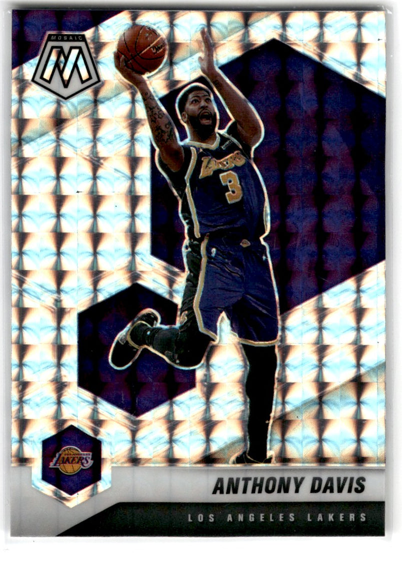 2020 Panini Mosaic Anthony Davis Silver Card 141