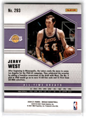 2020 Panini Mosaic Jerry West Card 293