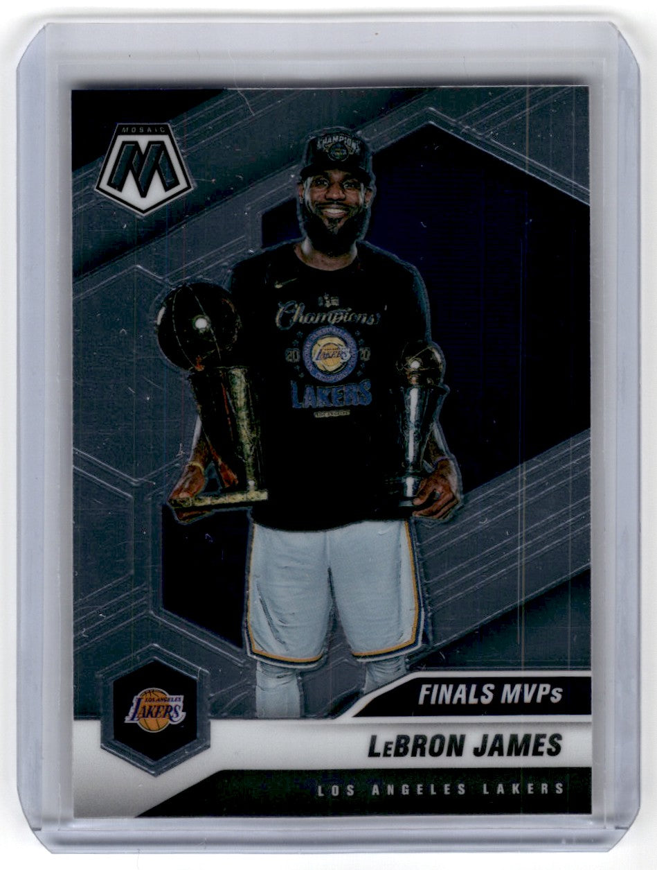 2020 Panini Mosaic Finals MVP Lebron James Card 297