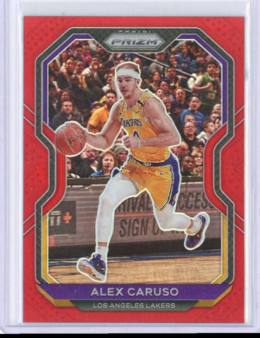 2020 Panini Prizm Red Alex Caruso /299 Card 10