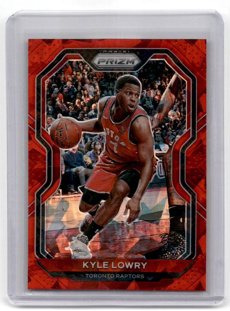 2020 Panini Prizm Kyle Lowry Red Cracked Ice Card 103