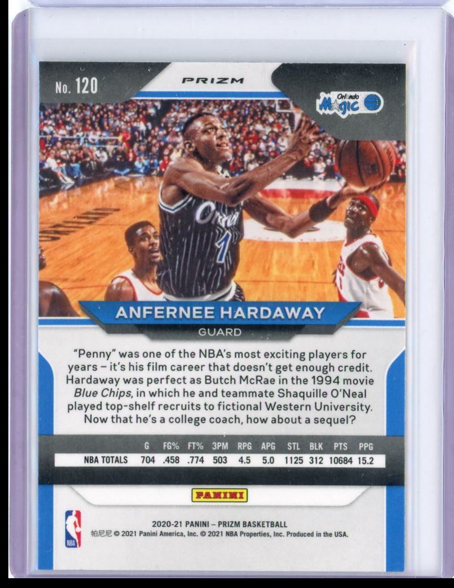 2020 Panini Prizm Anfernee Hardaway Silver Card 120