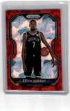 2020 Panini Prizm Kevin Durant Red Cracked Ice Card 81