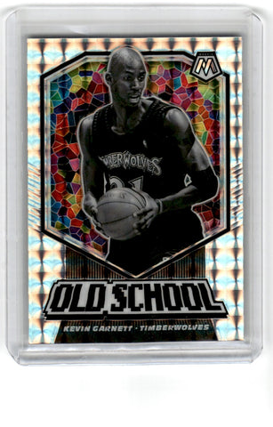 2019 Panini Mosaic Kevin Garnett Old School Silver Card 12