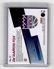 2020 Panini Recon Maneuvers De'Aaron Fox /99 Card 17
