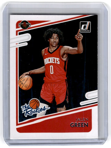 2021 Donruss The Rookies Jalen Green Card 2