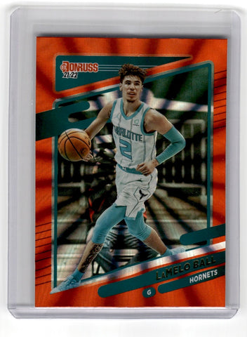 2021 Donruss LaMelo Ball Orange Laser Card 111
