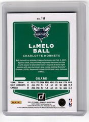 2021 Donruss LaMelo Ball Orange Laser Card 111