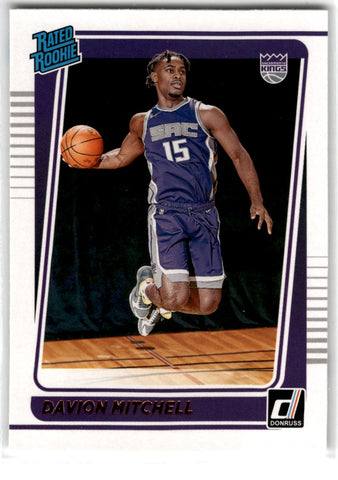 2021 Donruss Davion Mitchell Card 205