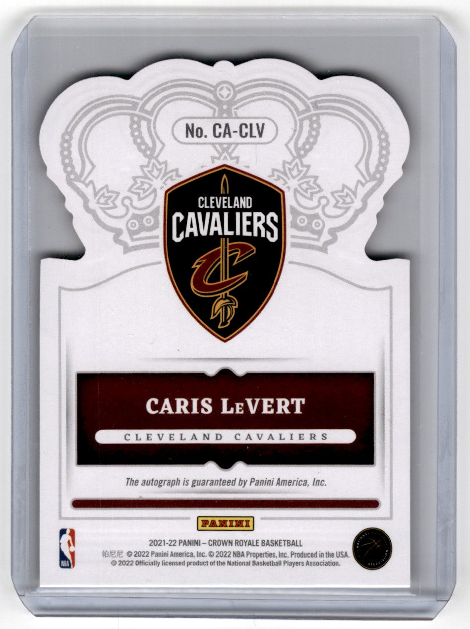 2021 Panini Crown Royale Autographs Caris LeVert /99 Card CA-CLV