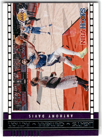 2021 Hoops Prime Anthony Davis Lights Camera Action Card 10