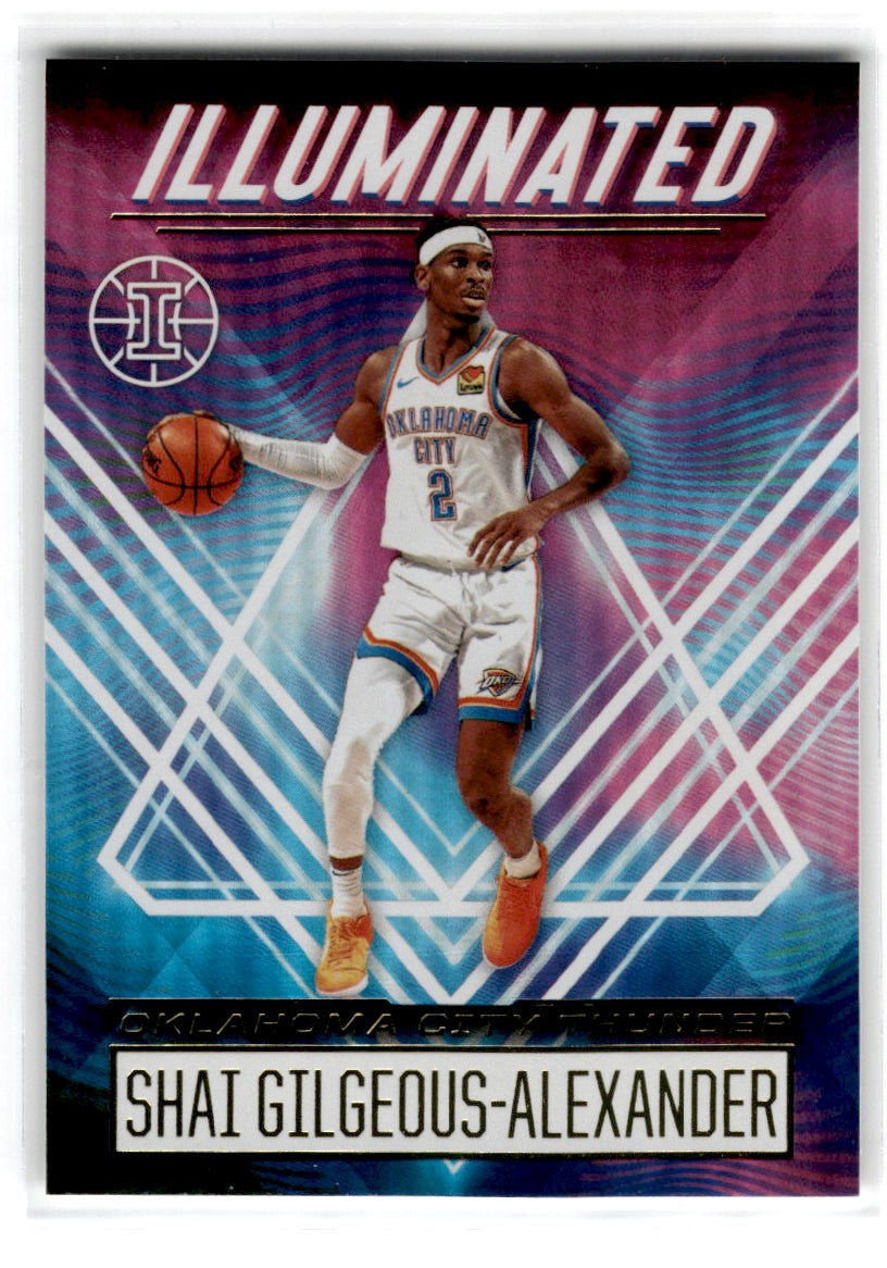 2020 Panini Illusions Illuminated Shai Gilgeous-Alexander Card 6