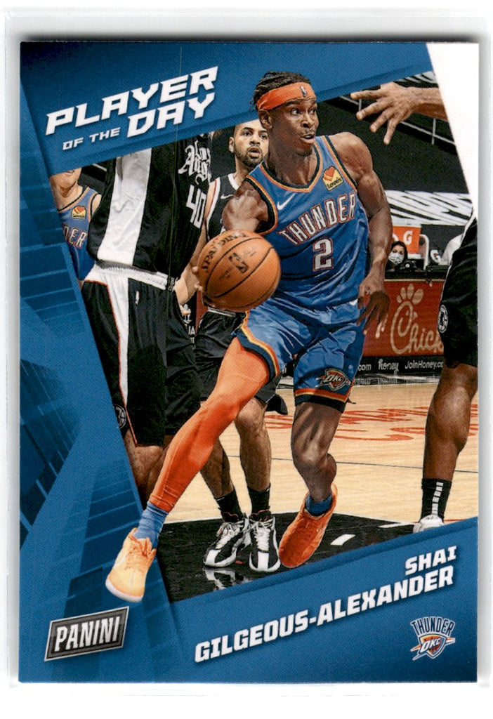 2021 Panini Player of the Day Shai Gilgeous-Alexander Card 35