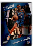 2021 Panini Player of the Day Shai Gilgeous-Alexander Holo Card 35