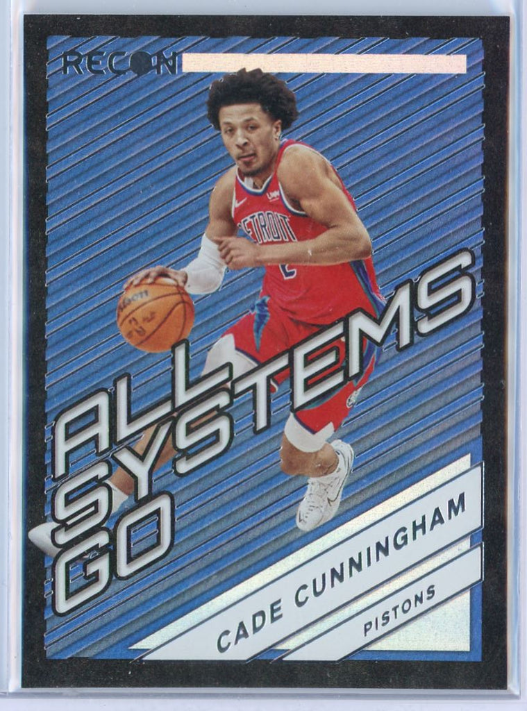 2021 Panini Recon All Systems Go Cade Cunningham Card 2