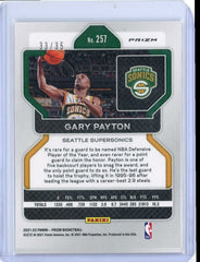 2021 Panini Prizm Pink Disco Gary Payton /35 Card 257