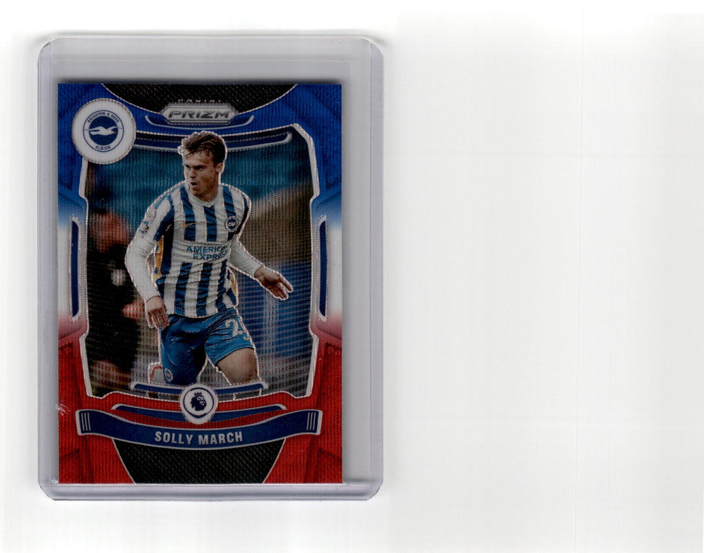 2021 Panini Prizm EPL Red White Blue Solly March Card 186 Default Title