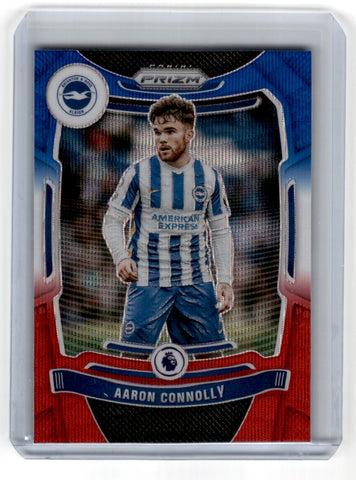 2021 Panini Prizm EPL Red White Blue Aaron Connolly Card 195 Default Title