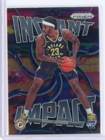 2021 Panini Prizm Instant Impact Isaiah Jackson Card 9 Default Title
