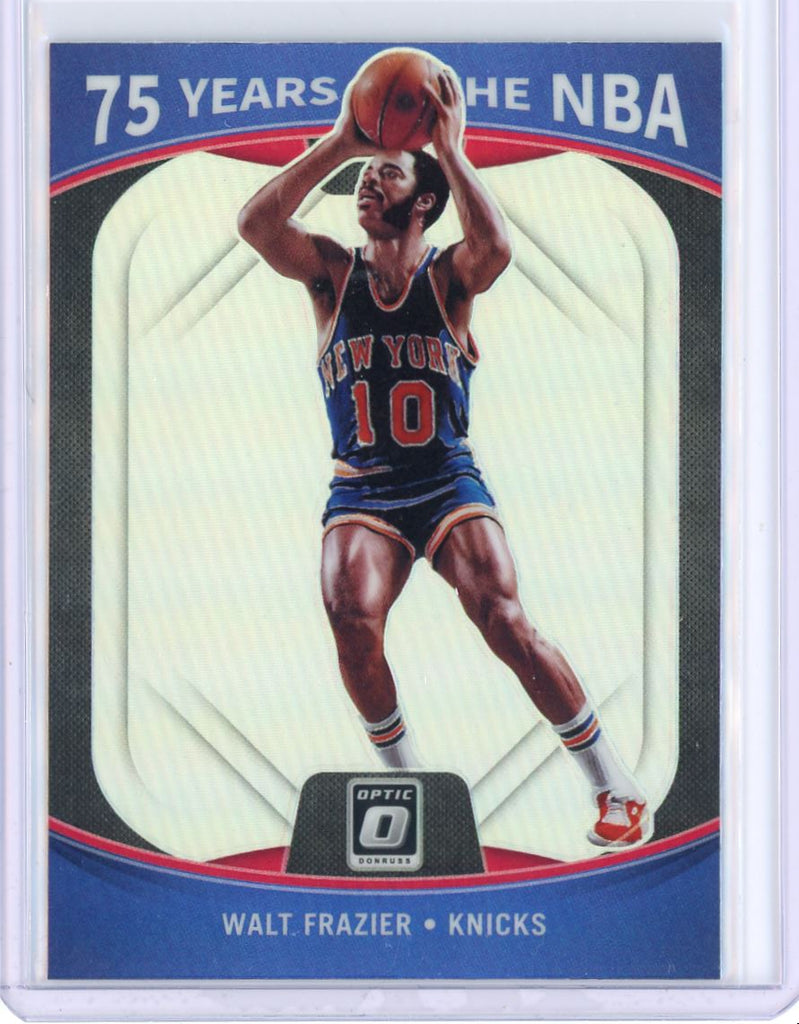 2021 Panini Prizm Optic 75 Years of the NBA Walt Frazier Card 43 Default Title