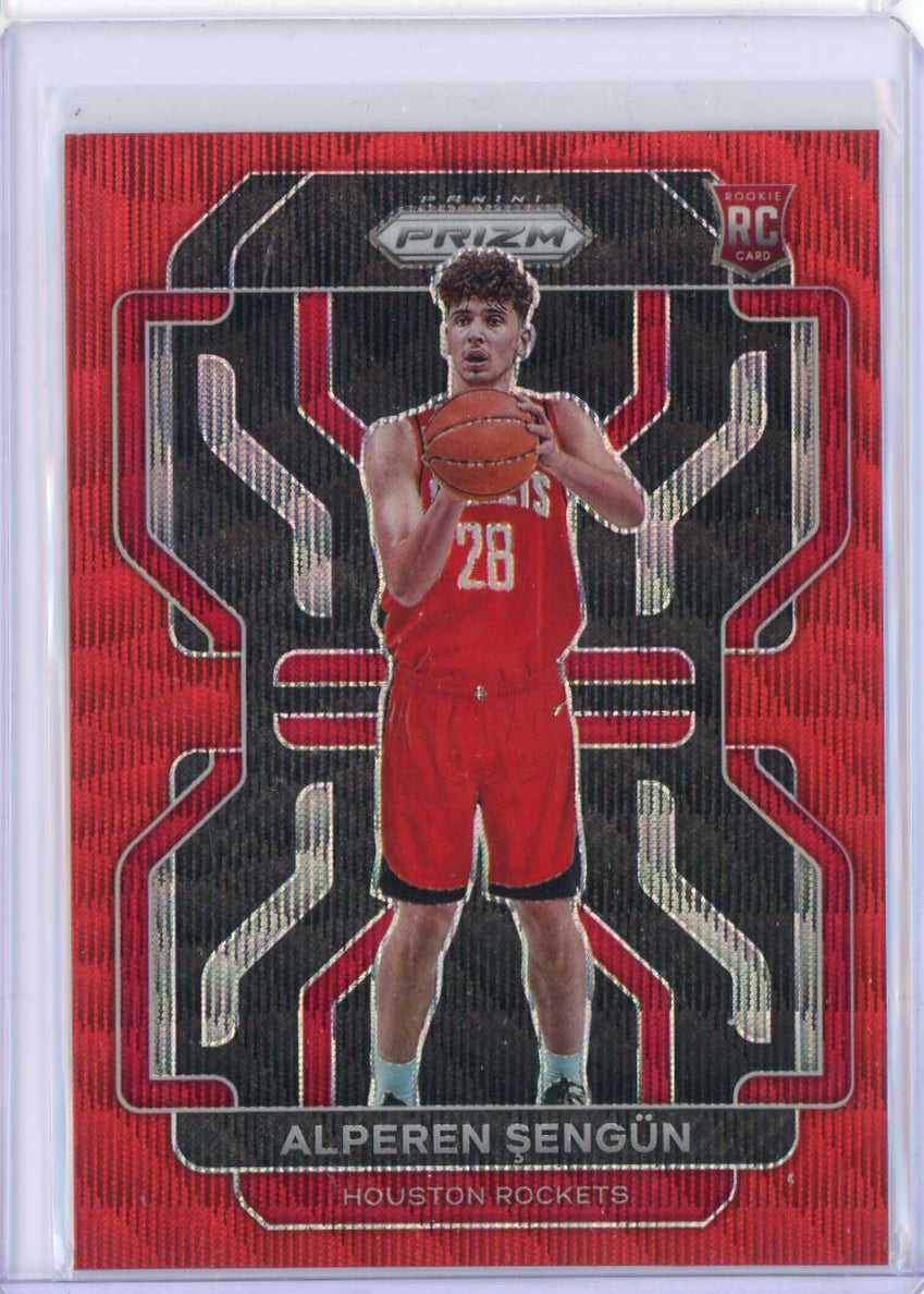 2021 Panini Prizm Red Wave RC Alperen Sengun Card 318 Default Title