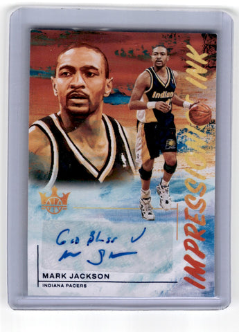 2021 Panini Prizm Signatures Mojo Mark Jackson /25 Card SG-MJK