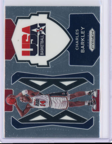 2021 Panini Prizm USA Charles Barkley Card 9 Default Title